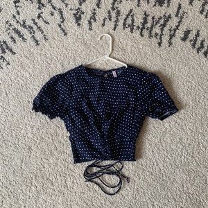 Polka dot top